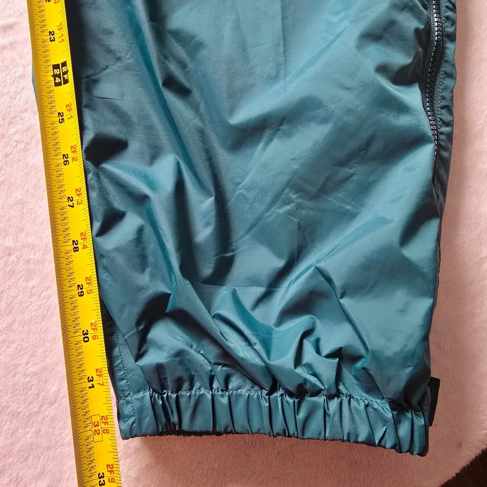 LL Bean Stowaway Rainwear Gore-Tex Pants Mens XL Green Nylon Waterproof RainGear
